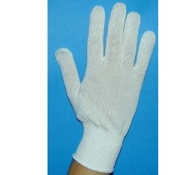 Guanto in Cotone Bianco misura 7.5 – per protezione e trattamenti della pelle. Lavabile e riutilizzabile.