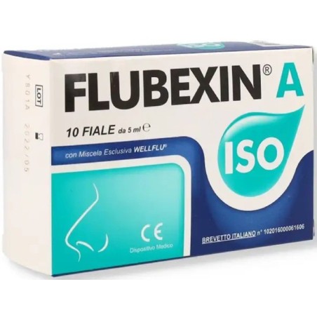 Flubexin A Iso – integratore drenante e antiossidante. 10 fiale bevibili per depurare e proteggere l'organismo in modo naturale. Flubexin A Iso – integratore drenante e antiossidante. 10 fiale bevibili per depurare e proteggere l'organismo in modo naturale.