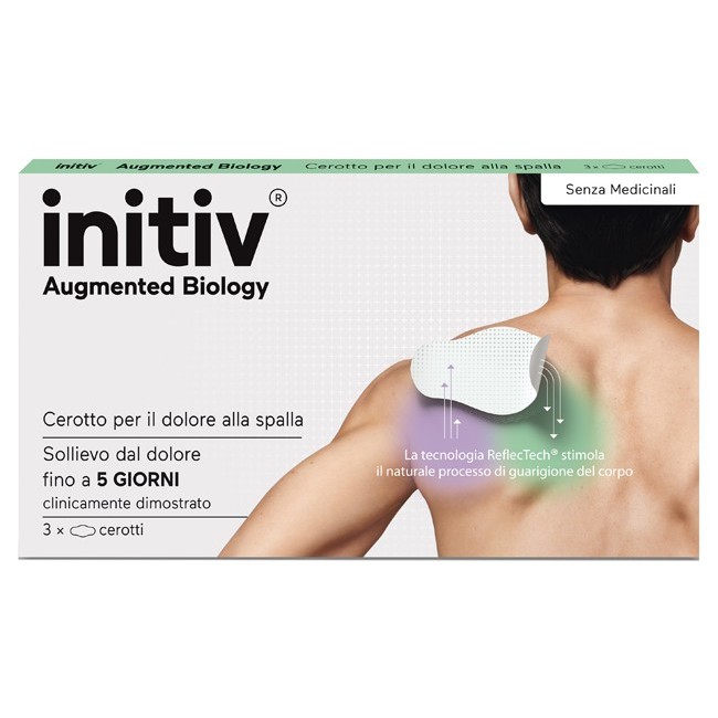 Initiv Cerotto per Dolore alla Spalla 3 Pezzi – Sollievo naturale fino a 5 giorni