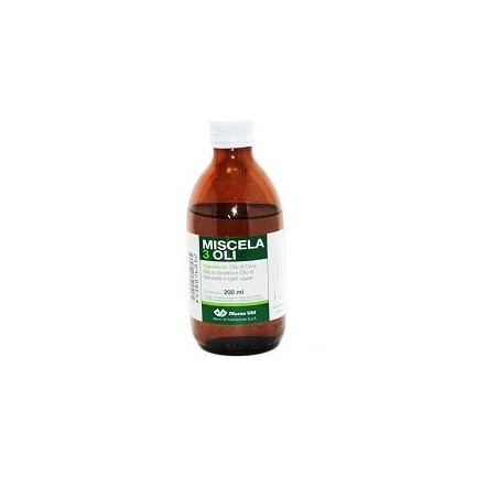 Miscela 3 oli 200 ml - miscela di oli idratanti ed emollienti per la pelle Miscela 3 oli 200 ml - miscela di oli idratanti ed emollienti per la pelle