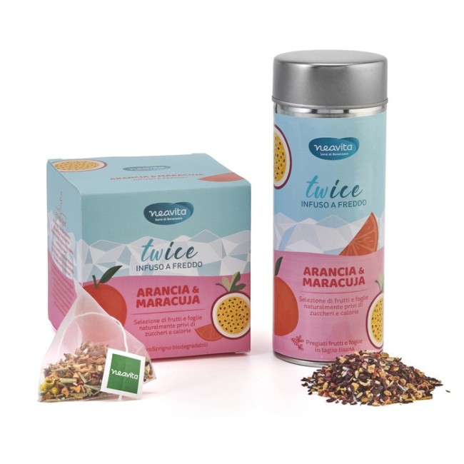 Neavita Infuso a freddo  Arancia e Maracuja tubo 90 gr infuso sfuso