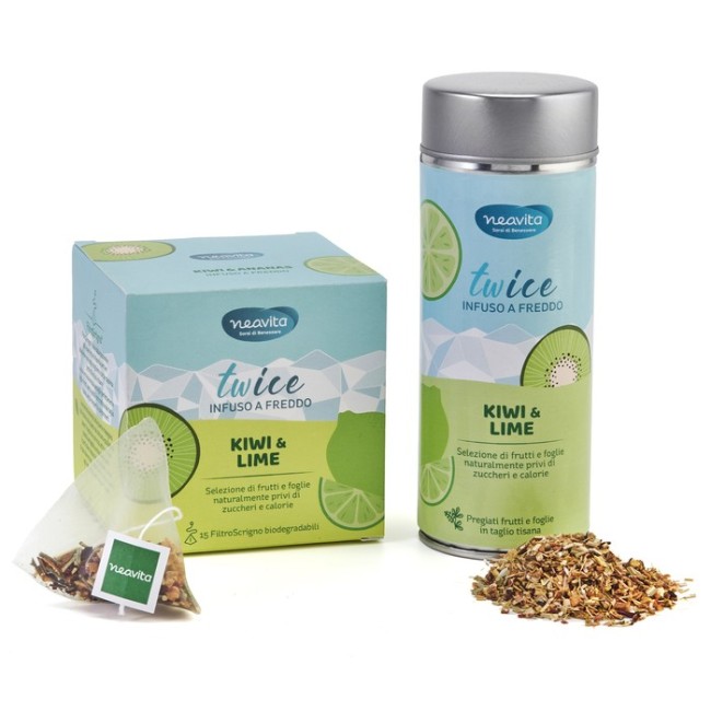 Neavita Twice Infuso a Freddo Gusto Kiwi e Lime 90 g