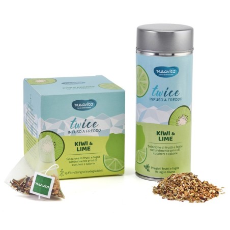Neavita Twice Infuso a Freddo Gusto Kiwi e Lime 90 g Neavita Twice Infuso a Freddo Gusto Kiwi e Lime 90 g
