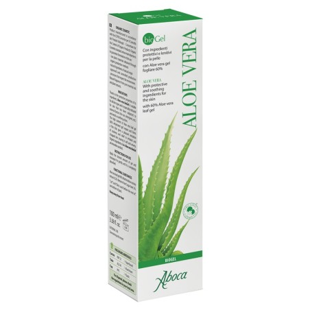 Aloe Biogel Gel Aloe Vera 100 ml – Sollievo Naturale e Fresco per la Pelle Aloe Biogel Gel Aloe Vera 100 ml – Sollievo Naturale e Fresco per la Pelle