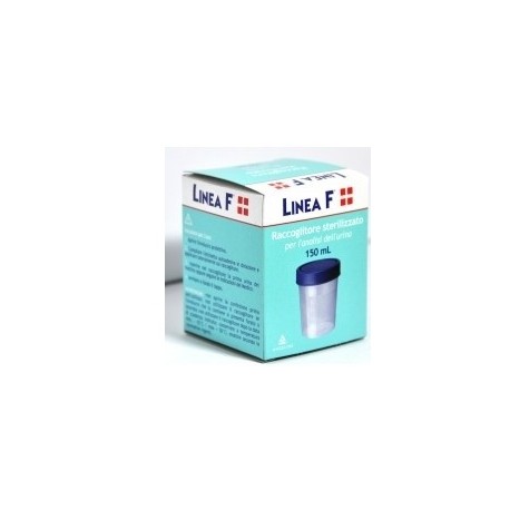 Linea F Provetta sterile per urine sterile con tappo 150 ml