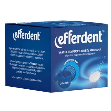 Efferdent Vaschetta Porta Protesi - Igiene e conservazione sicura Efferdent Vaschetta Porta Protesi - Igiene e conservazione sicura