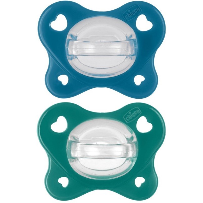 Chicco Dual Soft Succhietto Azzurro 16-36 mesi 2 pezzi – Comfort e sicurezza per il tuo bambino