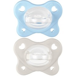 Chicco Dual Soft Succhietto Azzurro 2-6 Mesi 2 pezzi – Comfort e delicatezza per il neonato