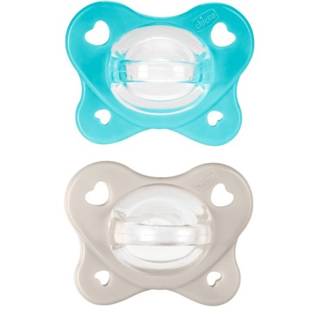 Chicco Dual Soft Succhietto Azzurro 6-16 Mesi 2 pezzi – Comfort e sicurezza per il tuo bambino