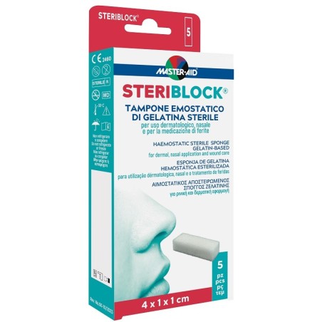 MASTER-AID STERIBLOCK TAMPONE EMOSTATICO MASTER-AID STERIBLOCK TAMPONE EMOSTATICO