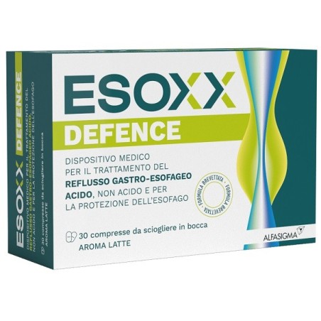 Esoxx Defence 30 Compresse Masticabili - Protezione dal reflusso Esoxx Defence 30 Compresse Masticabili - Protezione dal reflusso