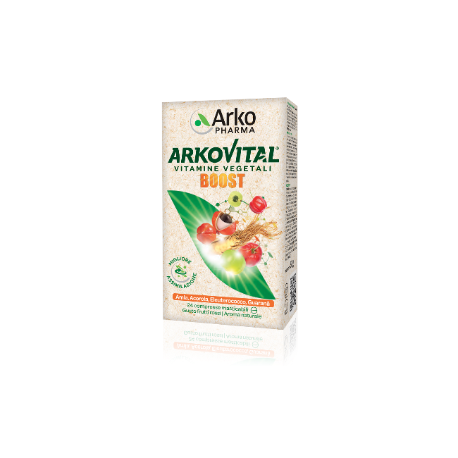 Arkopharma Arkovital Acerola Boost Integratore Energetico 24 compresse
