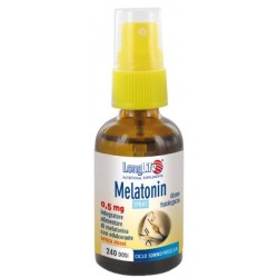 Longlife Melatonin Spray 0,5 g 30 ml Integratore per i Disturbi del Sonno