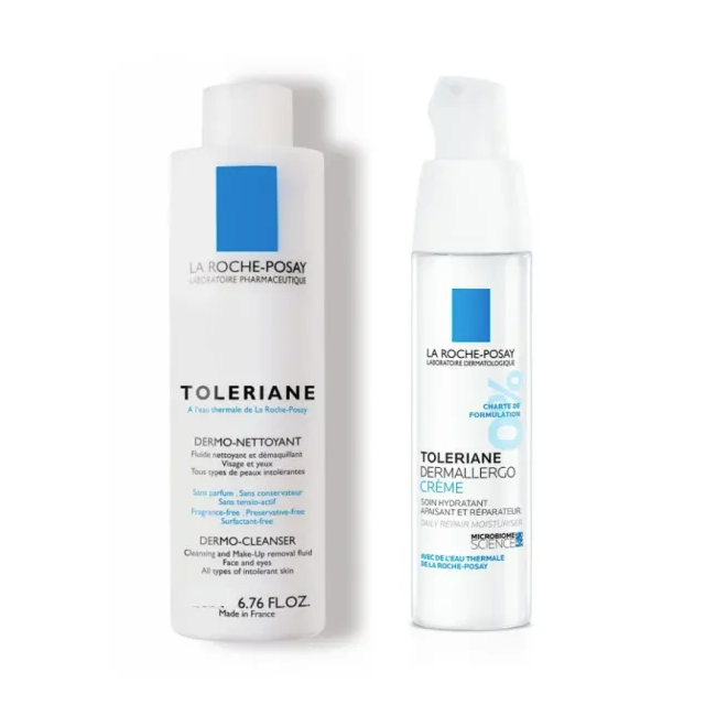 La Roche Posay Toleriane Dermallergo cofanetto Crema 40 ml + Detergente 15 ml omaggio