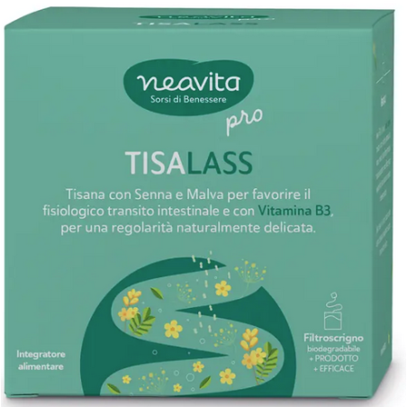 Neavita TisaLass 18 filtroscrigno - Tisana per la regolarità intestinale Neavita TisaLass 18 filtroscrigno - Tisana per la regolarità intestinale