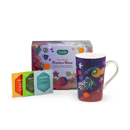 Neavita Cofanetto tisana time - Mug thermos 300 ml + 4 filtro biologici