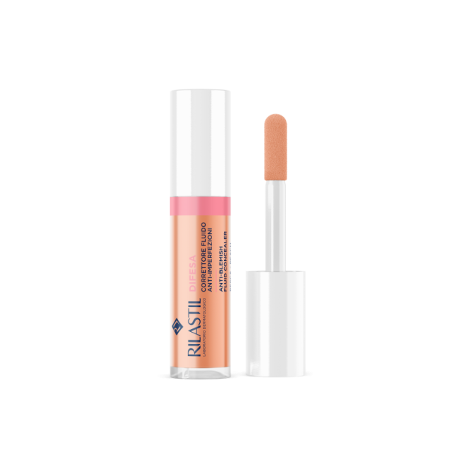 Rilastil Difesa Make Up Correttore fluido anti imperfezioni pesca 8,5 ml