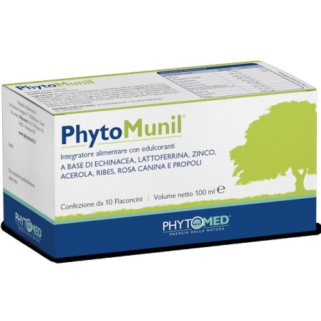 Phytomed Phytomunil 10 Flaconcini Da 10 Ml Nuova Formulazione Phytomed Phytomunil 10 Flaconcini Da 10 Ml Nuova Formulazione