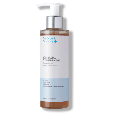 The Organic Pharmacy Rose Facial Cleansing Gel detergente viso 100 ml The Organic Pharmacy Rose Facial Cleansing Gel detergente viso 100 ml