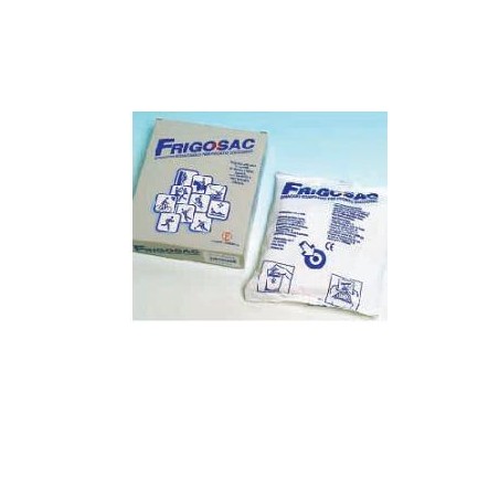 Astuccio da 2 pezzi di ghiaccio istantaneo Frigosac. Astuccio da 2 pezzi di ghiaccio istantaneo Frigosac.