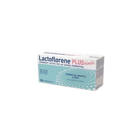 Lactoflorene Plus Bimbi 6 Flaconcini Fermenti Lattici Vivi per Bambini