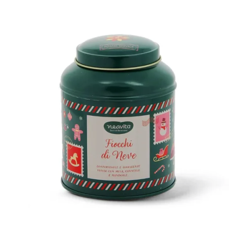 Neavita Natale Infuso Fiocchi di Neve barattolo in latta 90 g Neavita Natale Infuso Fiocchi di Neve barattolo in latta 90 g