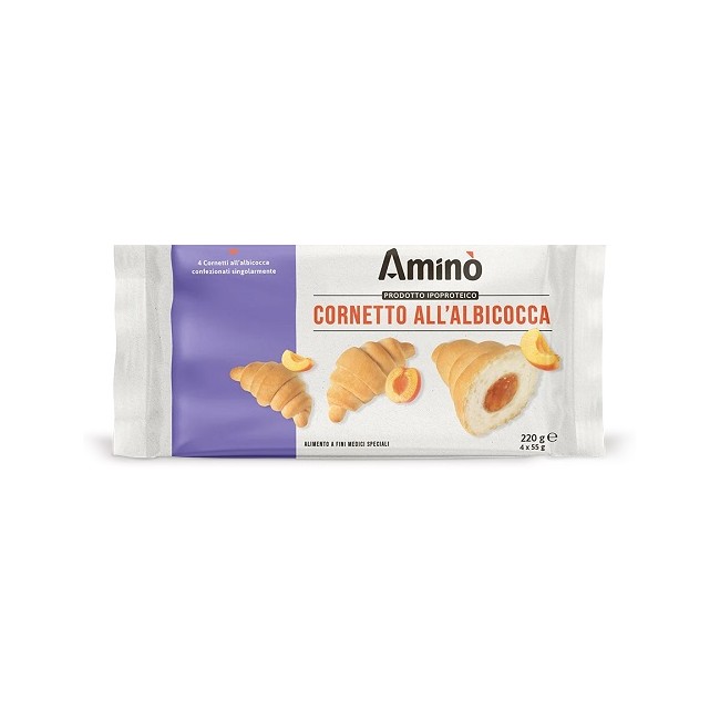 Nove Alpi Amino' Cornetto Albicocca 4 Pezzi Da 55 G