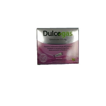 Dulcogas 18 Bustine - Integratore Contro Flatulenza e Pancia Gonfia Dulcogas 18 Bustine - Integratore Contro Flatulenza e Pancia Gonfia