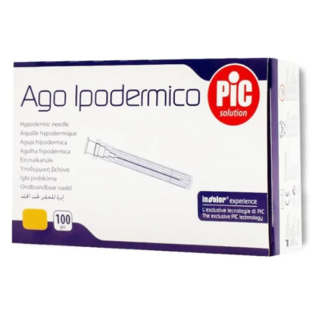 Pic Ago Ipodermico G30 1/2 – 100 pezzi: ago sterile calibro fine per somministrazioni e prelievi. Pic Ago Ipodermico G30 1/2 – 100 pezzi: ago sterile calibro fine per somministrazioni e prelievi.