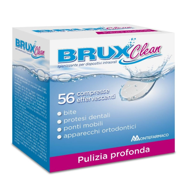 Brux Clean 56 compresse igienizzanti – Per Bite e apparecchi orali
