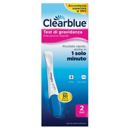Clearblue test di gravidanza rilevazione rapida 2test risultato veloce Clearblue test di gravidanza rilevazione rapida 2test risultato veloce
