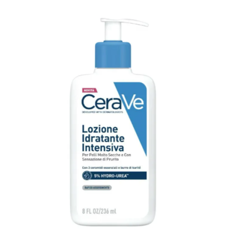 Cerave Lozione corpo idratante intensiva pelli molto secche e con prurito 236 ml Cerave Lozione corpo idratante intensiva pelli molto secche e con prurito 236 ml