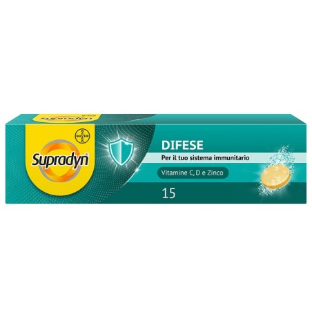 Supradyn Difese - Integratore per il sistema immunitario 15 compresse Supradyn Difese - Integratore per il sistema immunitario 15 compresse