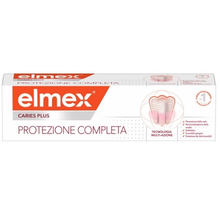 Colgate-palmolive Commerc. Elmex Dentifricio Caries Plus Protezione Completa 75 Ml Colgate-palmolive Commerc. Elmex Dentifricio Caries Plus Protezione Completa 75 Ml