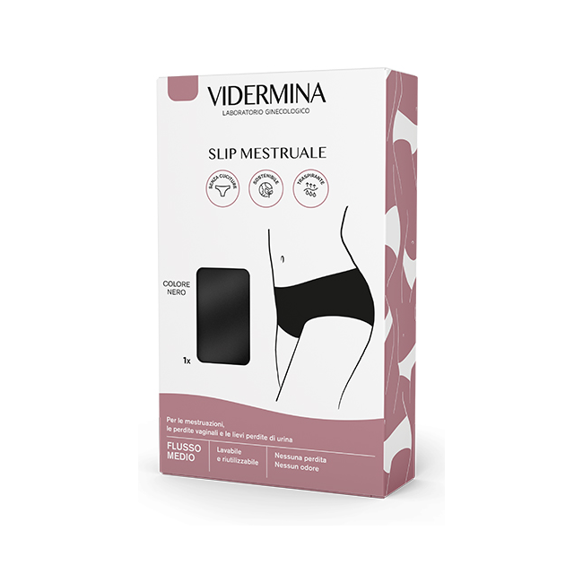 Vidermina Slip Mestruale per mestruazioni e perdite Taglia L