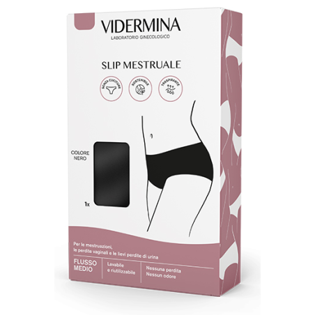Vidermina Slip Mestruale per mestruazioni e perdite Taglia L Vidermina Slip Mestruale per mestruazioni e perdite Taglia L