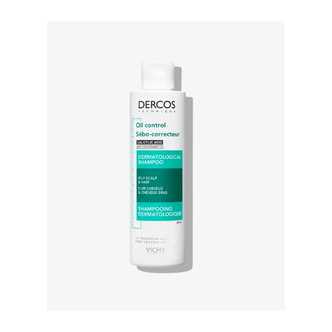 Vichy Dercos Oil Control Shampoo sebo regolatore trattante avanzato 200 ml