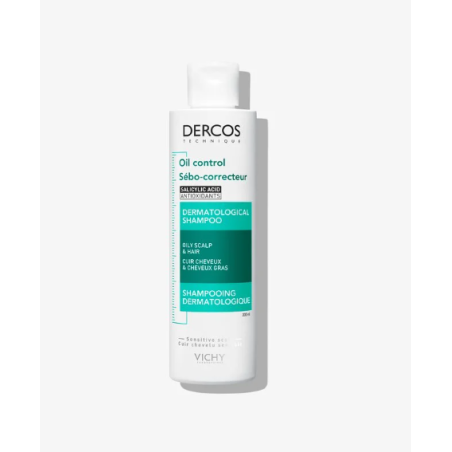 Vichy Dercos Oil Control Shampoo sebo regolatore trattante avanzato 200 ml Vichy Dercos Oil Control Shampoo sebo regolatore trattante avanzato 200 ml