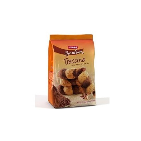 Biaglut Treccine Con Mandorle e Cacao Biscotti Senza Glutine 200 g Biaglut Treccine Con Mandorle e Cacao Biscotti Senza Glutine 200 g