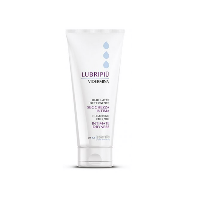 Vidermina Lubripiù - Olio Latte Detergente per Secchezza Intima 50 ml travel size