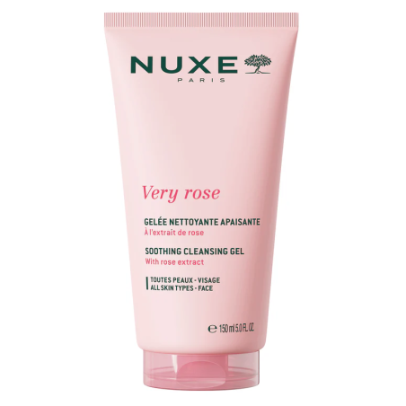 Nuxe Very Rose Gel Detergente lenitivo per il viso 150 ml Nuxe Very Rose Gel Detergente lenitivo per il viso 150 ml