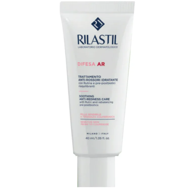 Rilastil Difesa AR - Trattamento anti rossore idratante pelle sensibile con couperose 40 ml