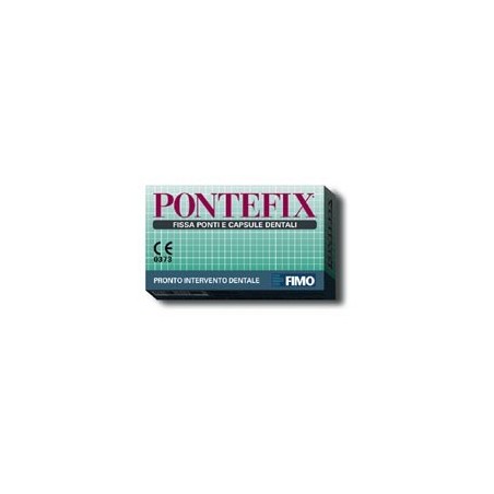Pontefix cemento monodose per fissaggio provvisorio di ponti e capsule dentali Pontefix cemento monodose per fissaggio provvisorio di ponti e capsule dentali