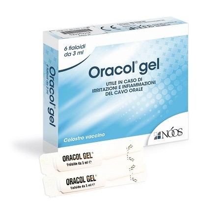 Oracol Gel protettivo per infiammazioni e irritazioni della bocca 6 fiale 3 ml Oracol Gel protettivo per infiammazioni e irritazioni della bocca 6 fiale 3 ml