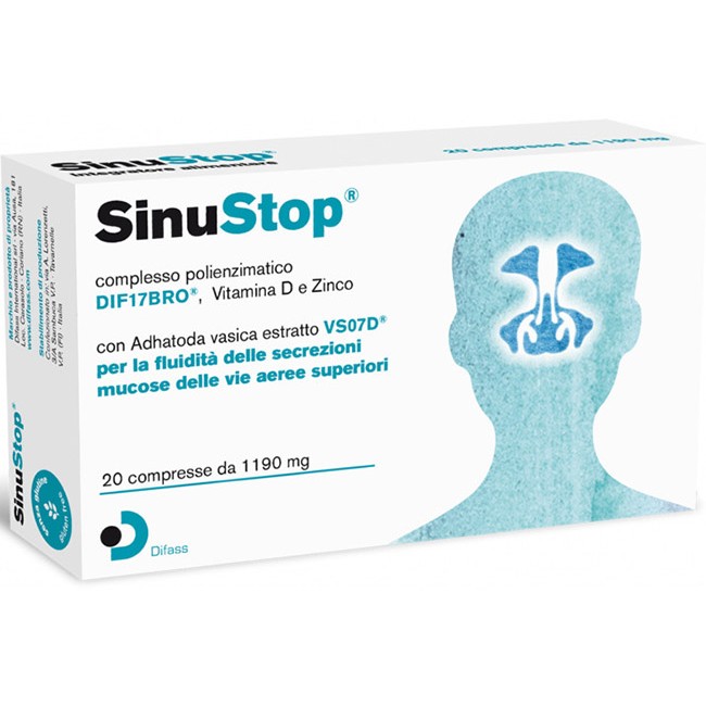 Difass International Sinustop 20 Compresse Da 1190 Mg