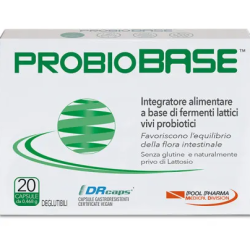 Probiobase 20 capsule – Integratore probiotico per il benessere Intestinale