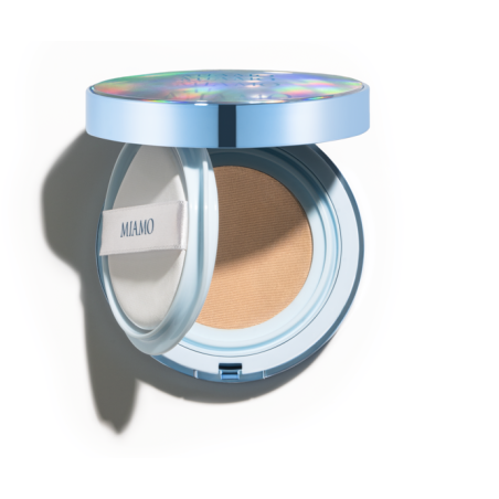 Miamo Second Skin Mesh Cushion Ivory fondotinta solare SPF50+ glow antiox Miamo Second Skin Mesh Cushion Ivory fondotinta solare SPF50+ glow antiox