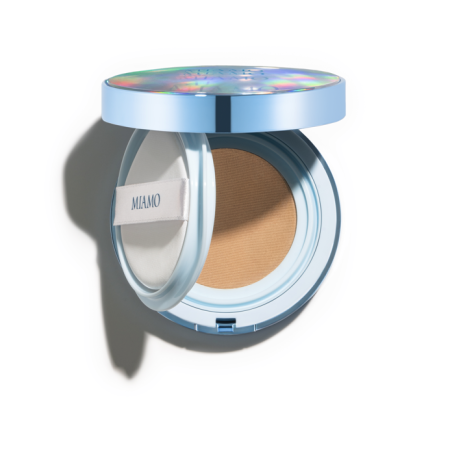 Miamo Second Skin Mesh Cushion SAND fondotinta solare SPF50+ glow antiox Miamo Second Skin Mesh Cushion SAND fondotinta solare SPF50+ glow antiox