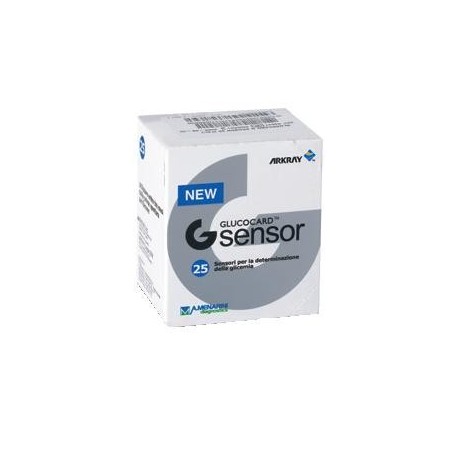 Glucocard G Sensor 25 strisce reattive per la misurazione della glicemia Glucocard G Sensor 25 strisce reattive per la misurazione della glicemia