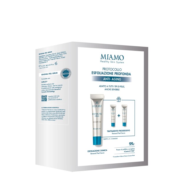 Miamo Protocollo Esfoliazione Profonda antietà Renewal Peel 8+2 GRATIS